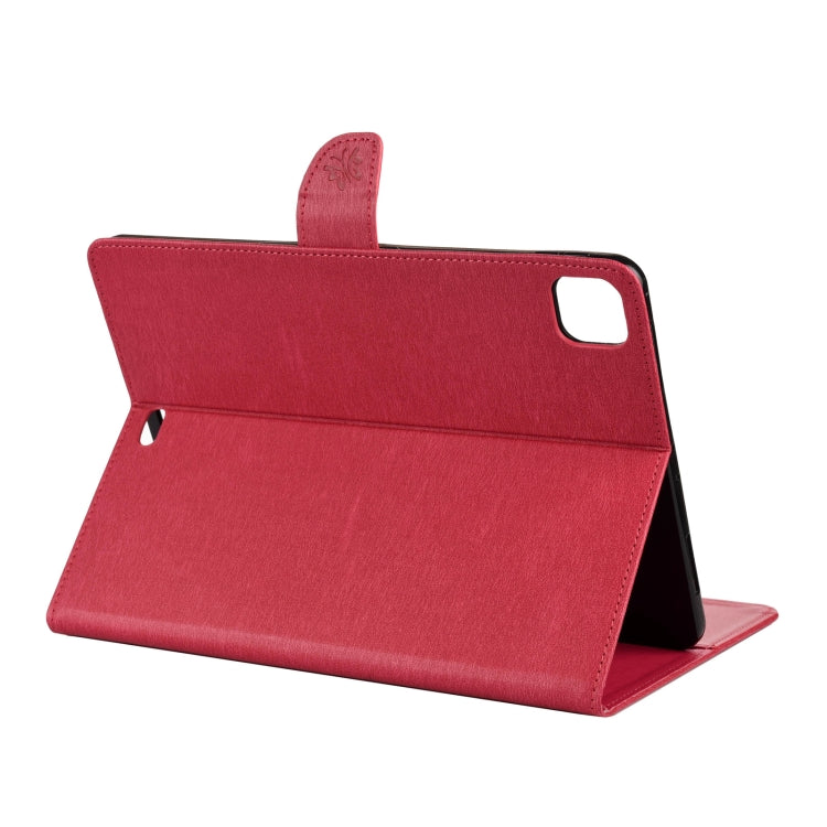 Butterfly Flower Embossing Pattern Horizontal Flip Leather Case with Holder & Card Slots & Wallet, For iPad Pro 11 (2020)