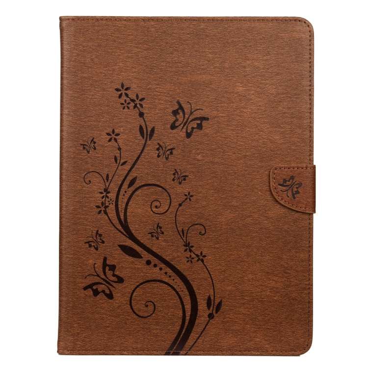 Butterfly Flower Embossing Pattern Horizontal Flip Leather Case with Holder & Card Slots & Wallet, For iPad Pro 11 (2020)