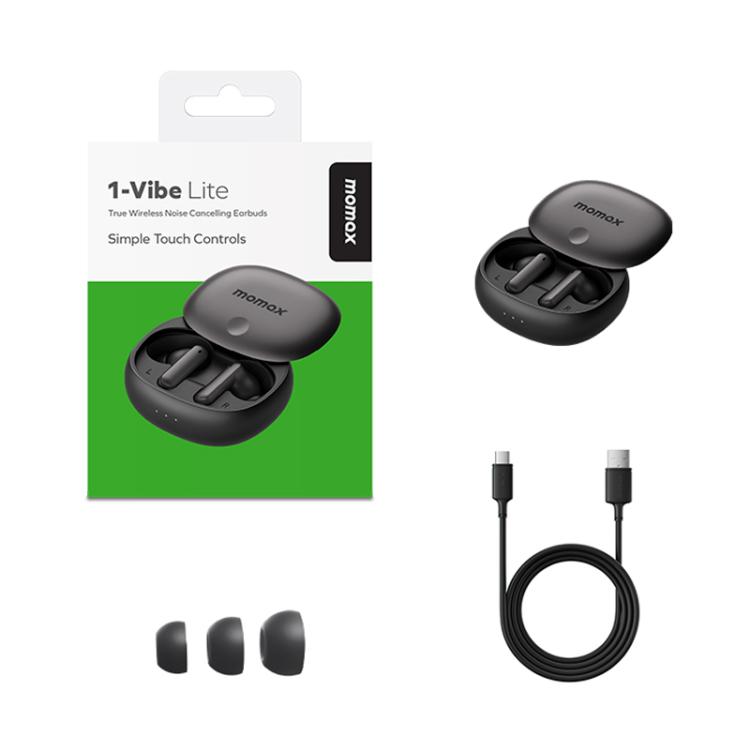 MOMAX 1-Vibe Lite True Wireless Noise Cancelling BT5.4 Earphones