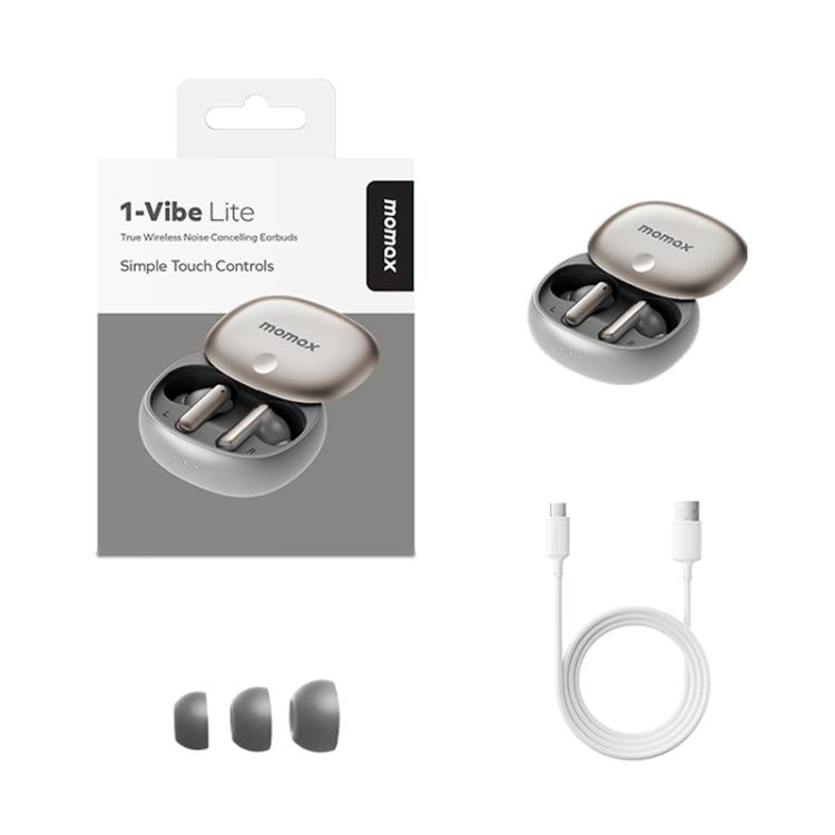 MOMAX 1-Vibe Lite True Wireless Noise Cancelling BT5.4 Earphones
