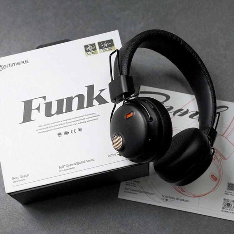 FUNK Over-ear HiFi ANC Noise Reduction Wireless Headphones, with Microphone