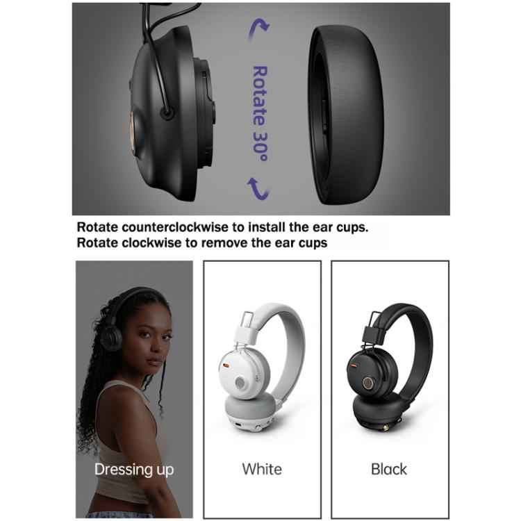 FUNK Over-ear HiFi ANC Noise Reduction Wireless Headphones, with Microphone
