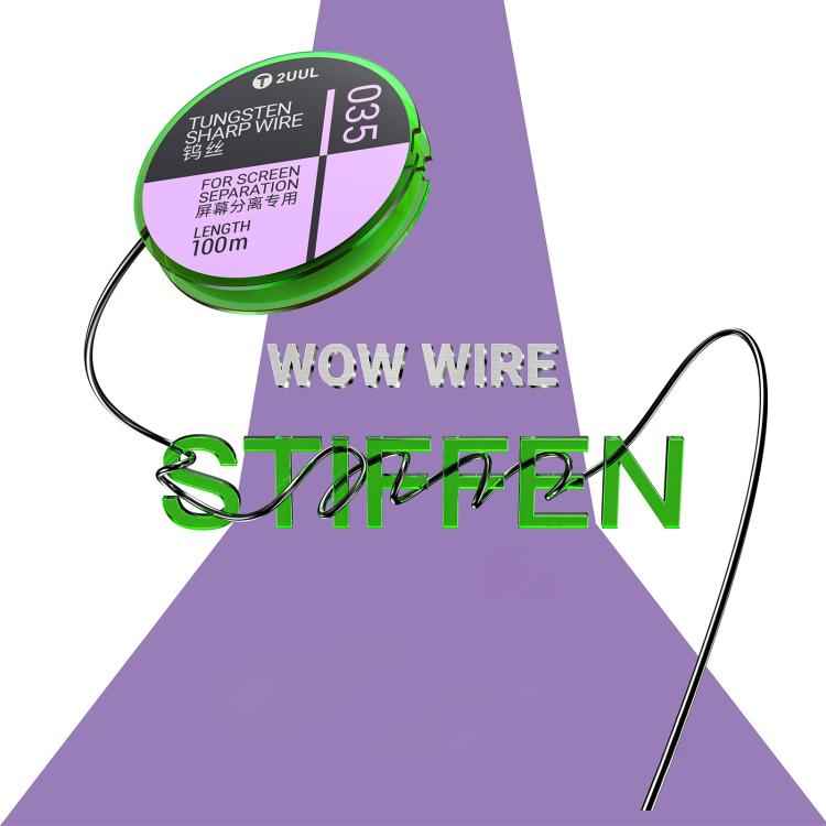 2UUL WS-035 0.035mm 100m Tungsten Sharp Diamond Wire