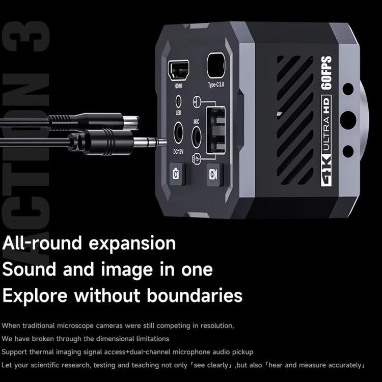 Mechanic Action3 HDMI / USB Thermal Imaging 4K HD Microscope Camera