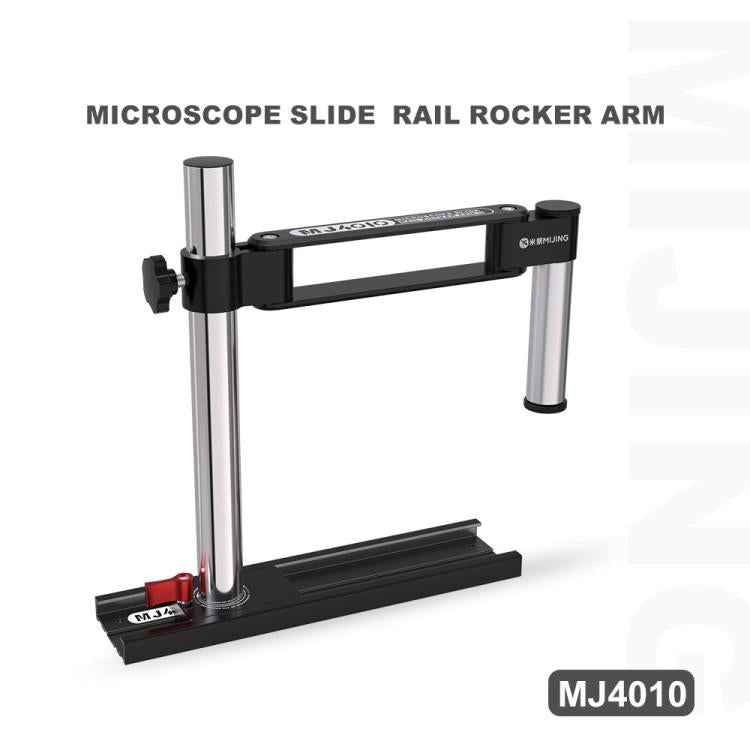 Mijing MJ4010 32mm 360 Universal Metal Swing Arm Liftable Fixed Stand with Slide Rails