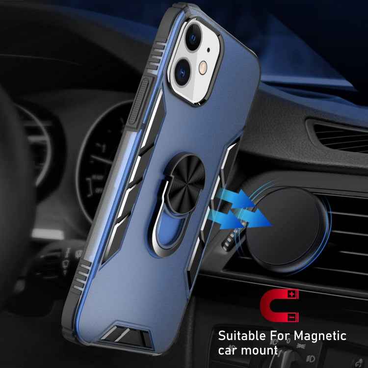 Magnetic Frosted PC + Matte TPU Shockproof Case with Ring Holder, For iPhone 12 Pro Max, For iPhone 12 / 12 Pro, For iPhone 12 mini