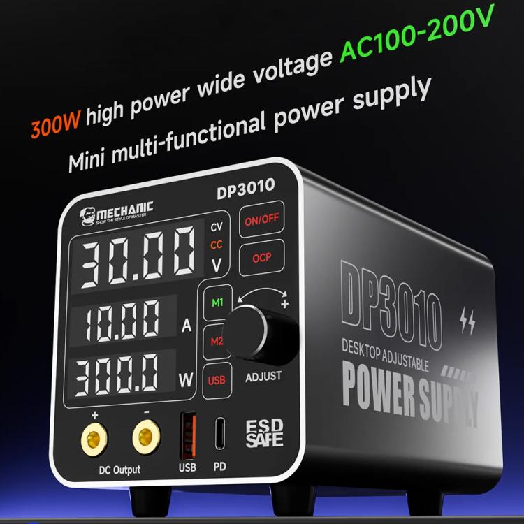 Mechanic DP3010 30V / 10A High Power Wide Voltage Mini Multi-functional Power Supply