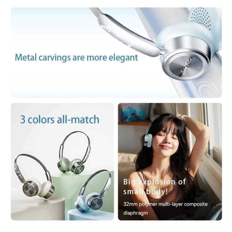 ZAODON Mini Open Ear Noise Cancelling HiFi Sound Bluetooth HeadPhone