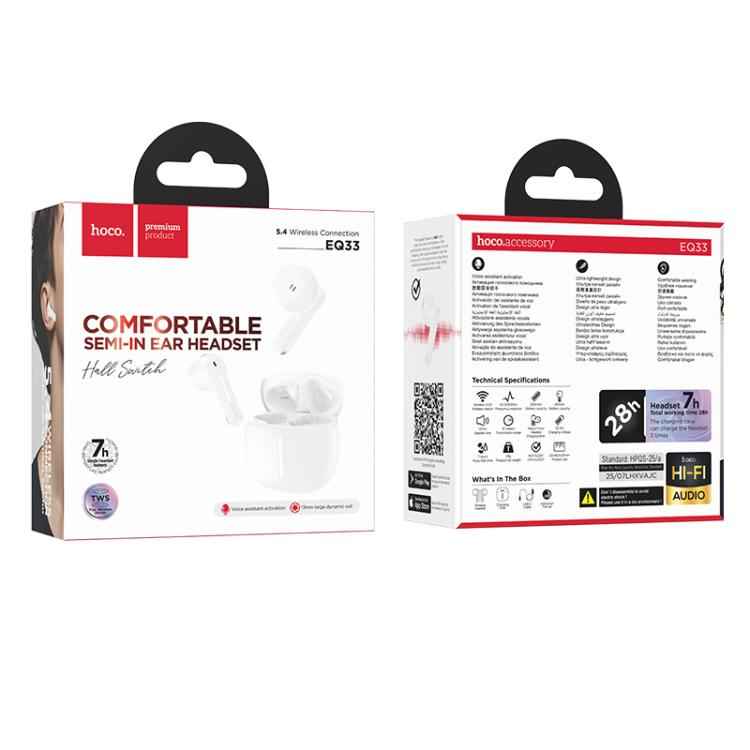 hoco EQ33 Gem True Wireless Bluetooth Earphone, EQ33