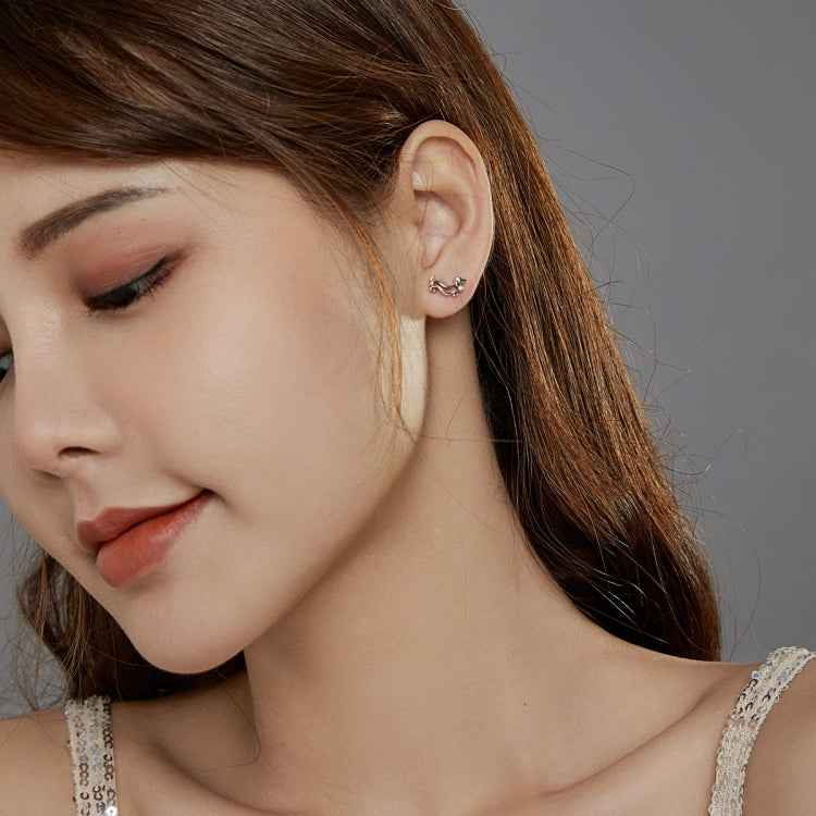 S925 Sterling Silver Cute Dog Women Earrings