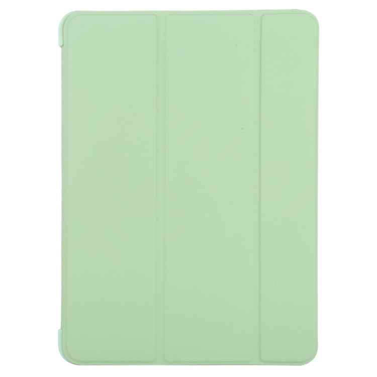 Silicone 3-Folding Full Coverage Leather Case, For iPad Air 2022 / 2020 10.9