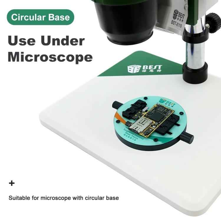BEST BST-001X Ring-Shaped Toughened Heat Insulated Motherboard Repair Glass Fixture