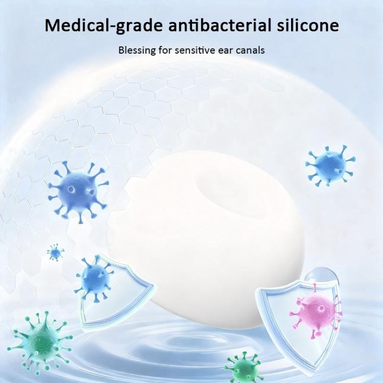 XDcase 4 Pairs Silicone Earplugs with Pressure Relief Holes L / M / S / XS Size, L / M / S / XS