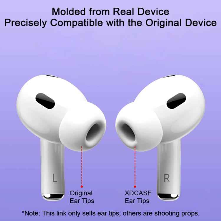 XDCASE 2 Pairs Silicone Earplugs with Pressure Relief Holes L / S Size