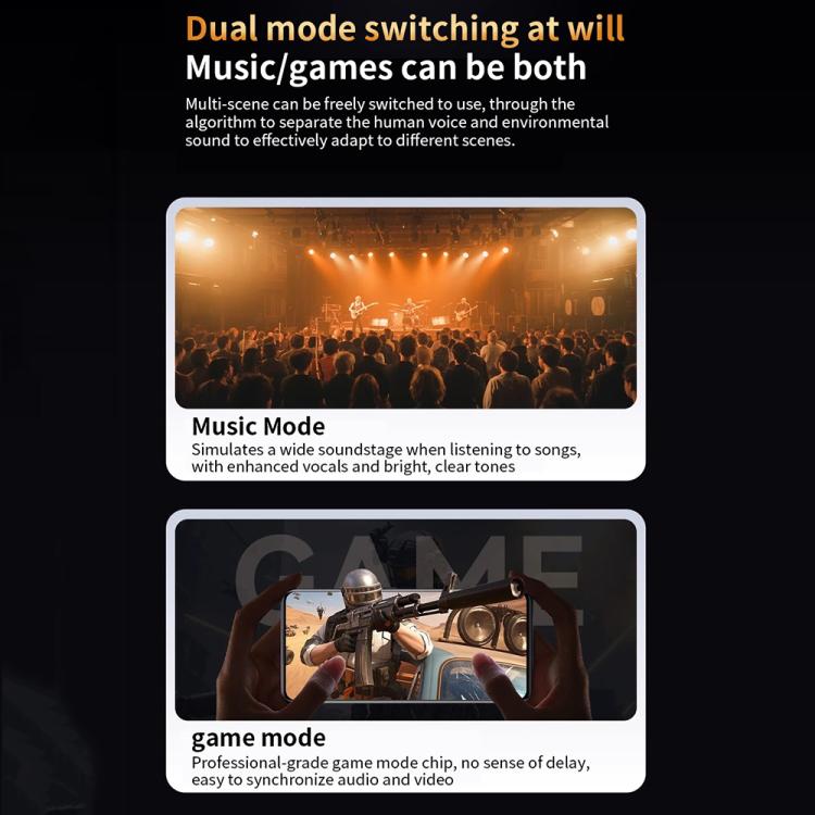 Q102 ENC Noise Reduction Ear-hook Bluetooth 5.4 Wireless Earphones