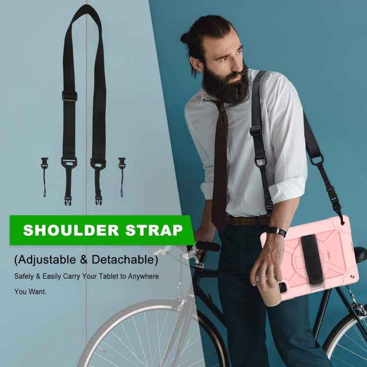 Contrast Color Robot Shockproof Silicone + PC Protective Case with Holder, For iPad Air 2022 / 2020 10.9, For Samsung Galaxy Tab A7 10.4 (2020) T500/T505