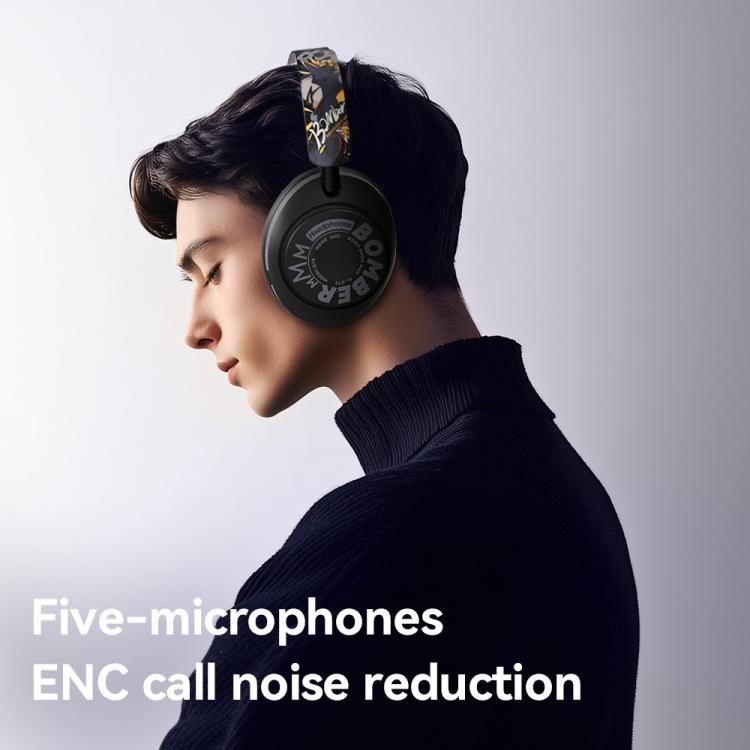 GT-3 Wireless Bluetooth Stereo ANC Gaming Music Headphone with 2.4G USB Drive