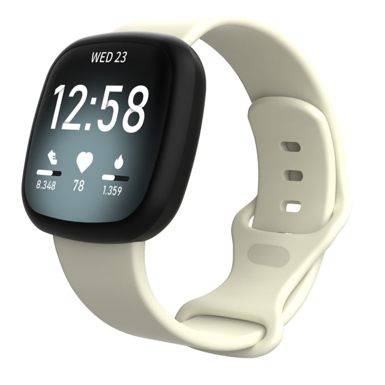 For Fitbit Versa 3 / Sense Silicone Replacement Strap Watchband, Size: L