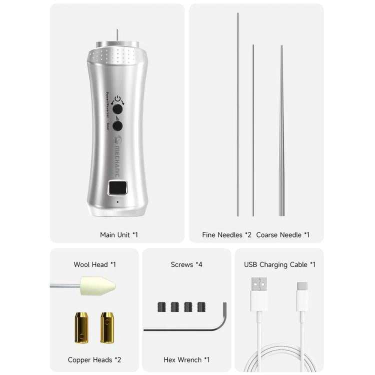 Mechanic Art 1 Slim Waist Type-C Rechargeable 4-Speed Adjustment Glue Remover