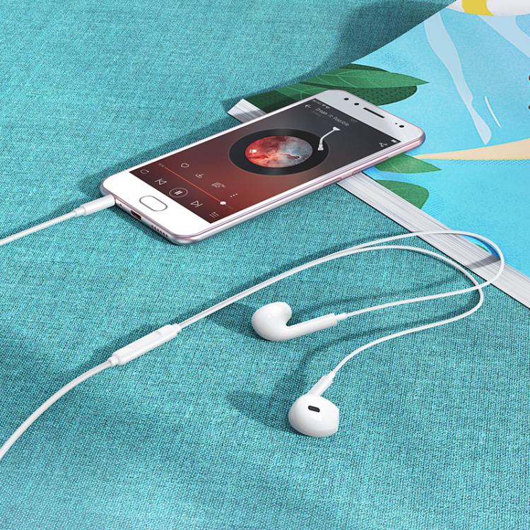 Borofone BM100 Max Fuente 3.5mm Interface Universal Digital Wired Earphones with Microphone, Length: 1.2m, BM100 Max 3.5mm