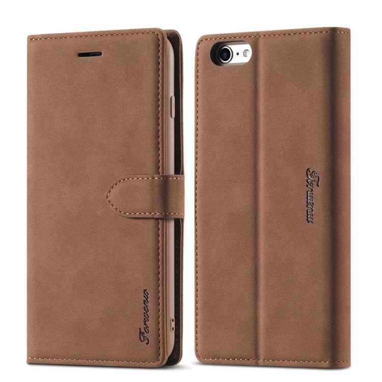 Forwenw F1 Series Matte Strong Magnetism Horizontal Flip Leather Case with Holder & Card Slots & Wallet & Photo Frame, For iPhone 6 Plus / 6s Plus, For iPhone 6 / 6s, For iPhone 7 / 8, For iPhone SE (2020), For iPhone 7 Plus / 8 Plus, For iPhone 11    ...