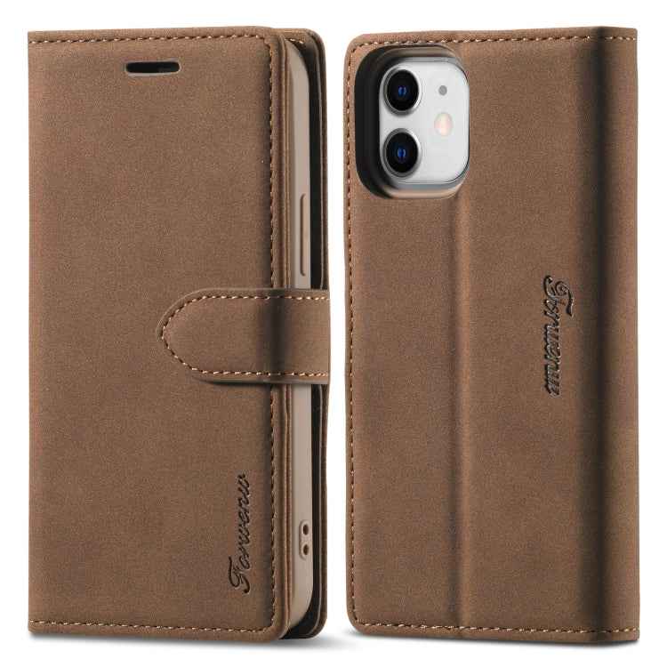 Forwenw F1 Series Matte Strong Magnetism Horizontal Flip Leather Case with Holder & Card Slots & Wallet & Photo Frame, For iPhone 6 Plus / 6s Plus, For iPhone 6 / 6s, For iPhone 7 / 8, For iPhone SE (2020), For iPhone 7 Plus / 8 Plus, For iPhone 11    ...