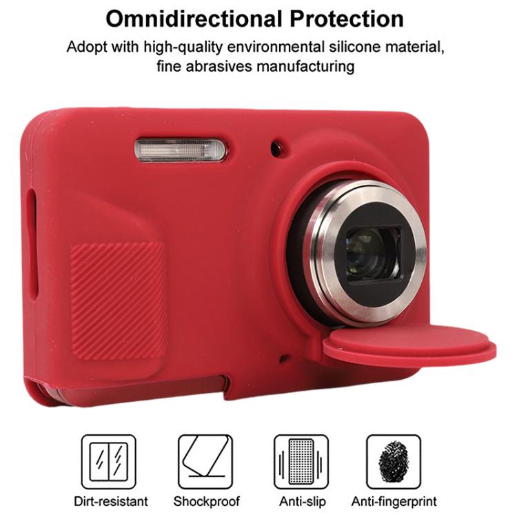 Glossy Soft Silicone Protective Case, For Kodak Pixpro FZ55