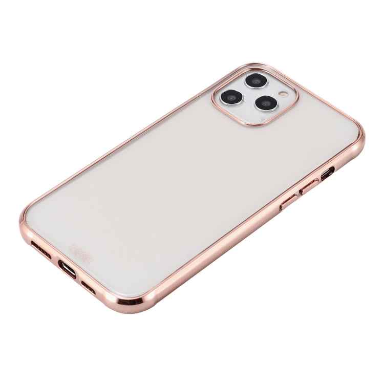 GEBEI Plating TPU Shockproof Protective Case, For iPhone 12 mini, For iPhone 12 / 12 Pro, For iPhone 12 Pro Max