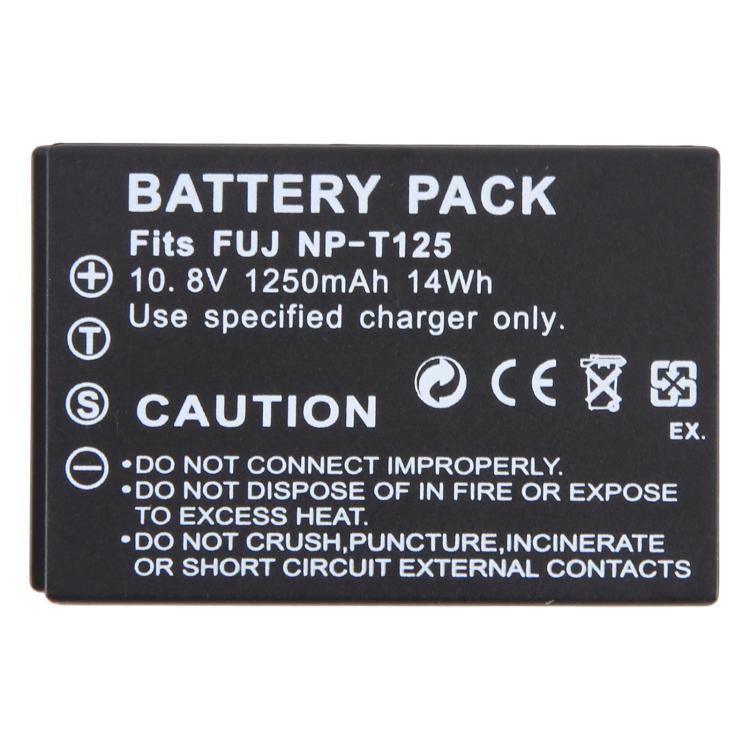 NP-T125 1250mAh Camera Battery Pack For Fujifilm GFX50S / GFX50R / GFX100