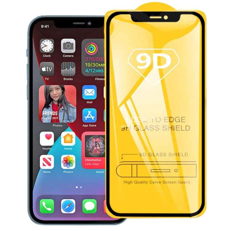 9D Full Glue Full Screen Tempered Glass Film, For iPhone 12 mini (1 PC), For iPhone 12 / 12 Pro (1 PC), For iPhone 12 Pro Max (1 PC)