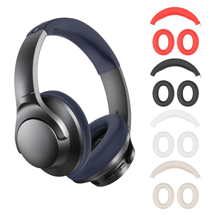 3 in 1 Headphones Silicone Protective Case, For Anker Soundcore Q20i