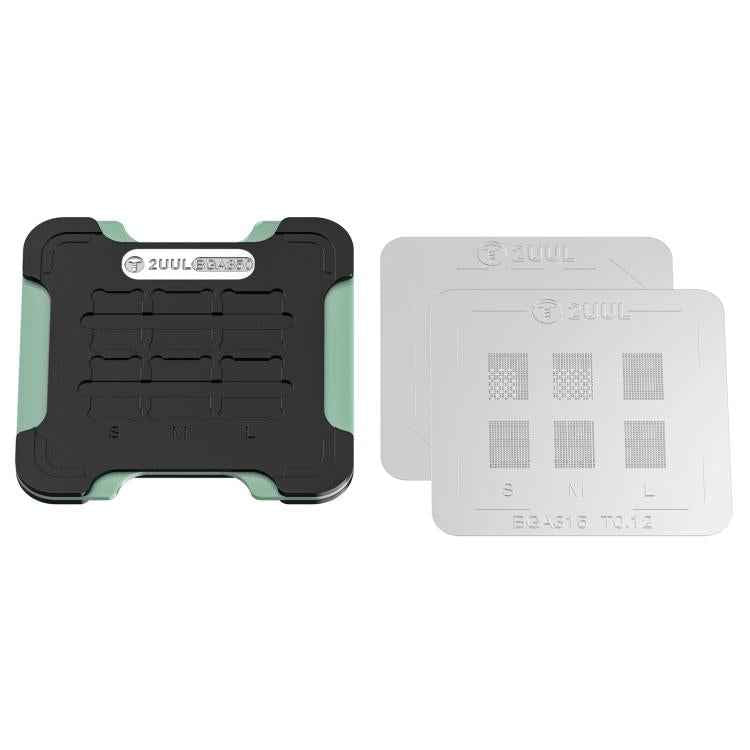 2UUL BH16 NAND REBALL BASE Magnetic Dual-Sided Reballing Platform Set