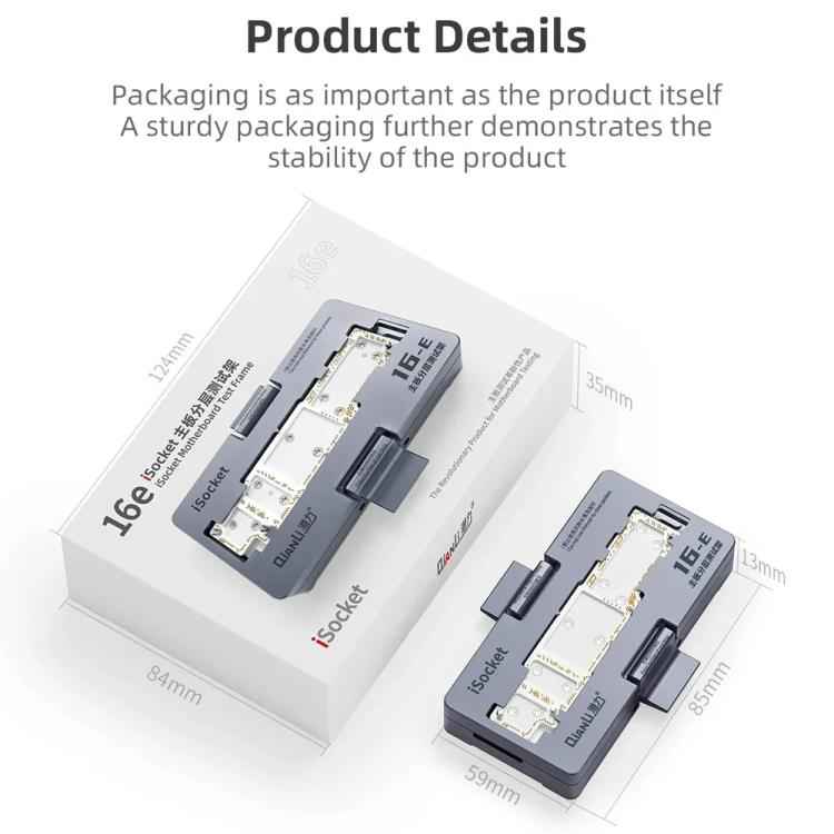 QianLi iSocket 16E Motherboard Layered Test Fixture for iPhone 16e