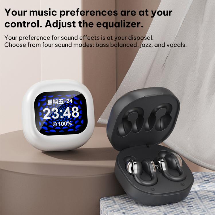 X63 Touchscreen Color Display ENC ANC Noise Reduction Bluetooth 5.4 Wireless TWS Earphones