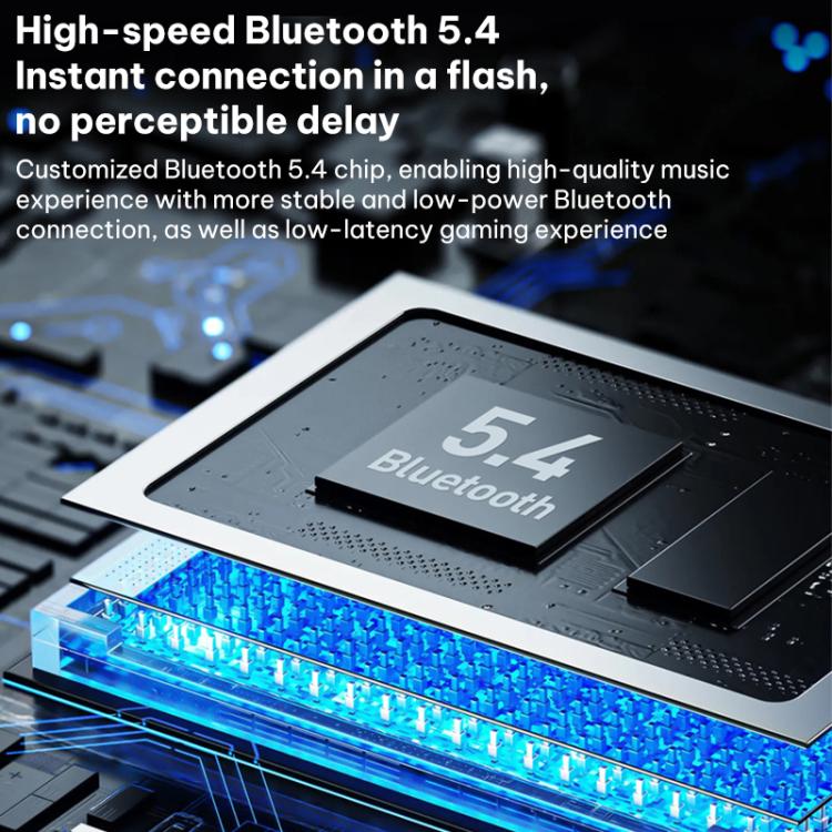 X63 Touchscreen Color Display ENC ANC Noise Reduction Bluetooth 5.4 Wireless TWS Earphones