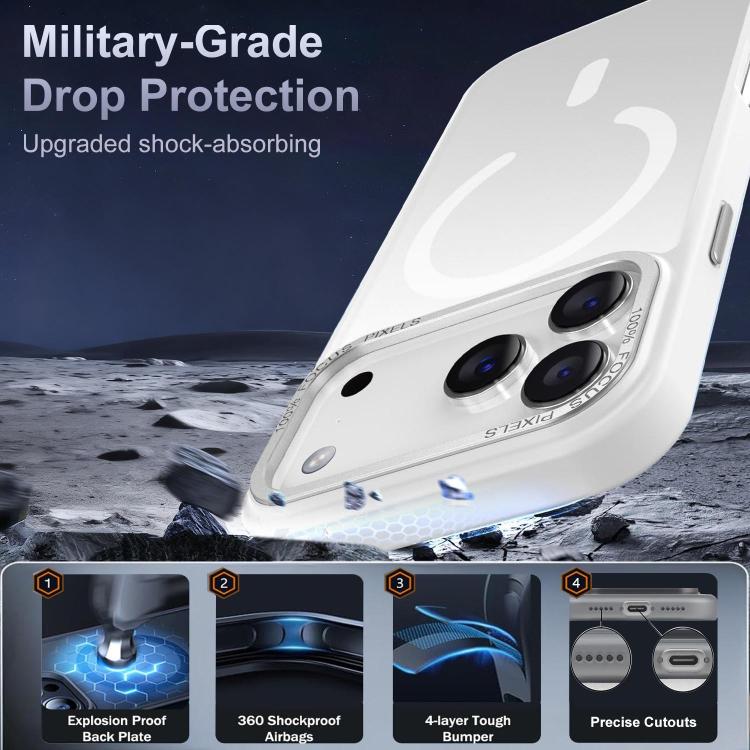 XDcase Metal Lens Frame Skin Feel Magnetic Phone Case, For iPhone 18 Pro, For iPhone 18 Pro Max, For iPhone 17 Pro Max, For iPhone 17 Pro, For iPhone 17