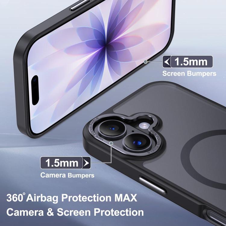 XDcase Metal Lens Frame Skin Feel Magnetic Phone Case, For iPhone 18, For iPhone 18 Pro, For iPhone 18 Pro Max, For iPhone 17 Pro Max, For iPhone 17 Pro, For iPhone 17