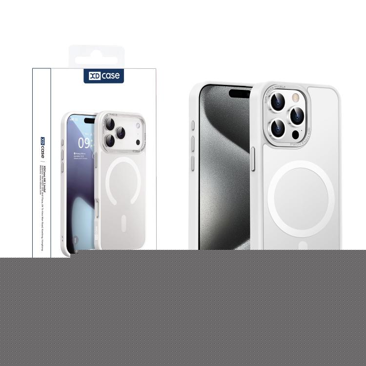 XDcase Metal Lens Frame Skin Feel Magnetic Phone Case, For iPhone 16 Pro Max, For iPhone 16 Pro, For iPhone 15 Pro Max, For iPhone 15 Pro
