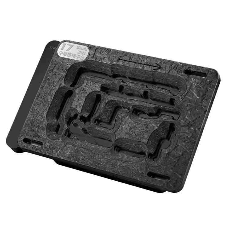 Qianli 3 in 1 Magnetic Middle Frame Reballing Platform for iPhone 17 / 17 Pro / 17Pro Max, Qianli 3 in 1