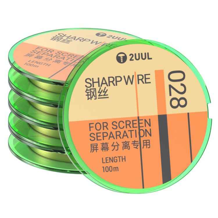 2UUL 5 in 1 GS Series 100m Special Steel Diamond Wire, 020, 028, 035, 045