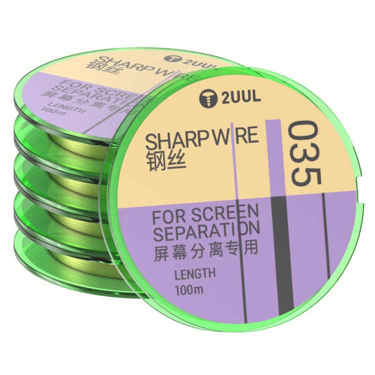 2UUL 5 in 1 GS Series 100m Special Steel Diamond Wire, 020, 028, 035, 045