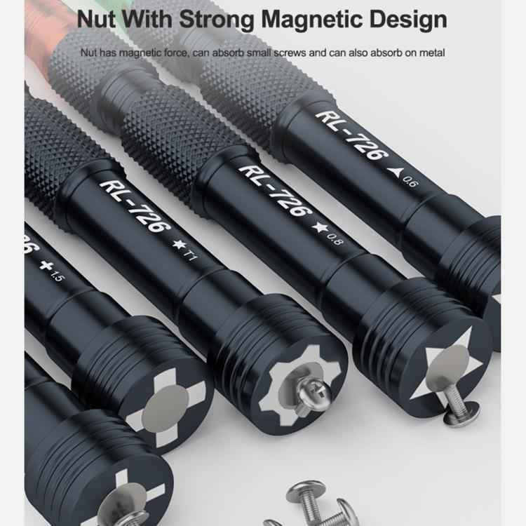 RELIFE RL-726A 5 in 1 Strong Magnetic 3D Torque Precision Screwdriver Set, RELIFE RL-726A