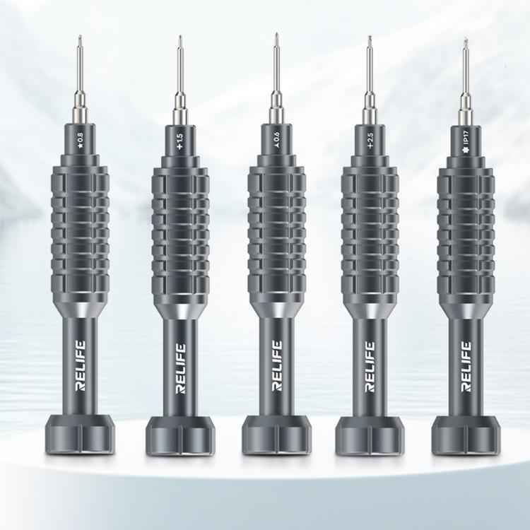 RELIFE RL-730A 5 in 1 Steel Cannon King Classic Series Aluminum Alloy Screwdriver Set, 5 in 1 Set