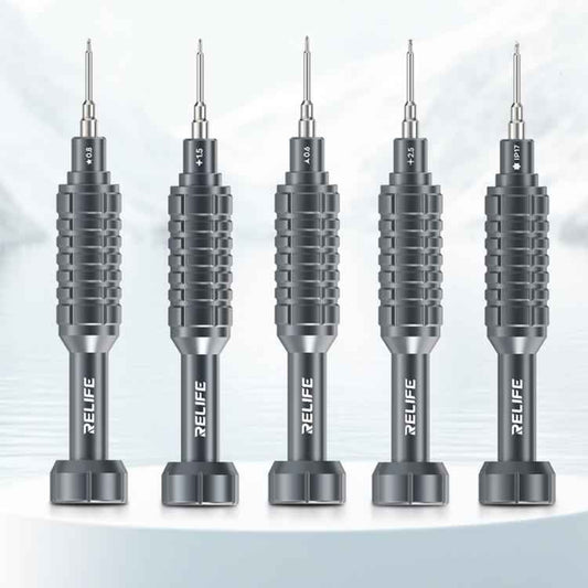 RELIFE RL-730A 5 in 1 Steel Cannon King Classic Series Aluminum Alloy Screwdriver Set, 5 in 1 Set