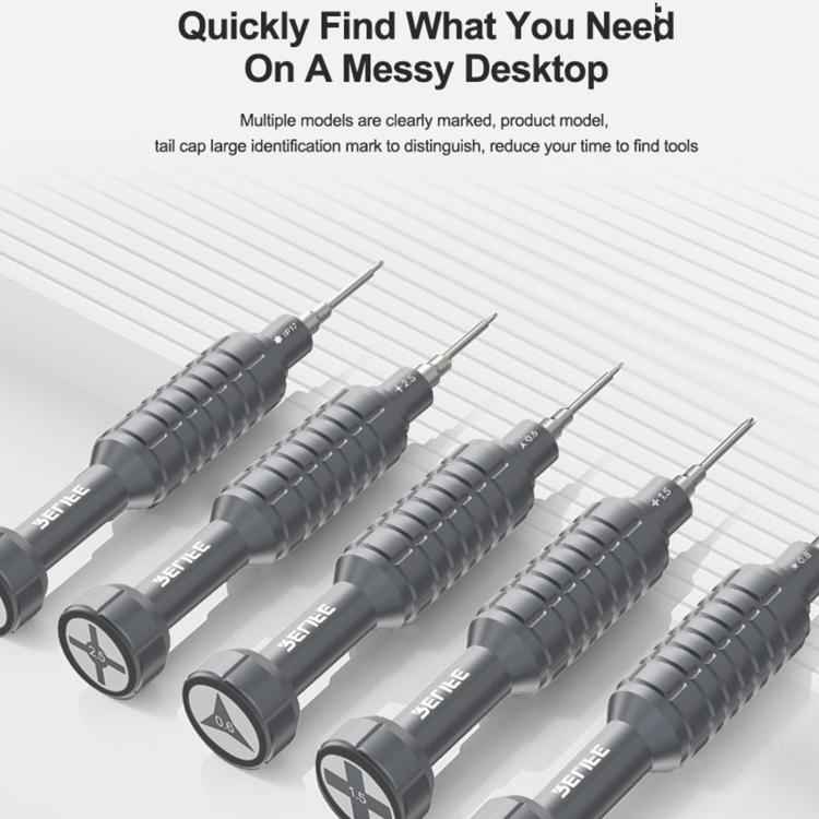 RELIFE RL-730A 5 in 1 Steel Cannon King Classic Series Aluminum Alloy Screwdriver Set, 5 in 1 Set