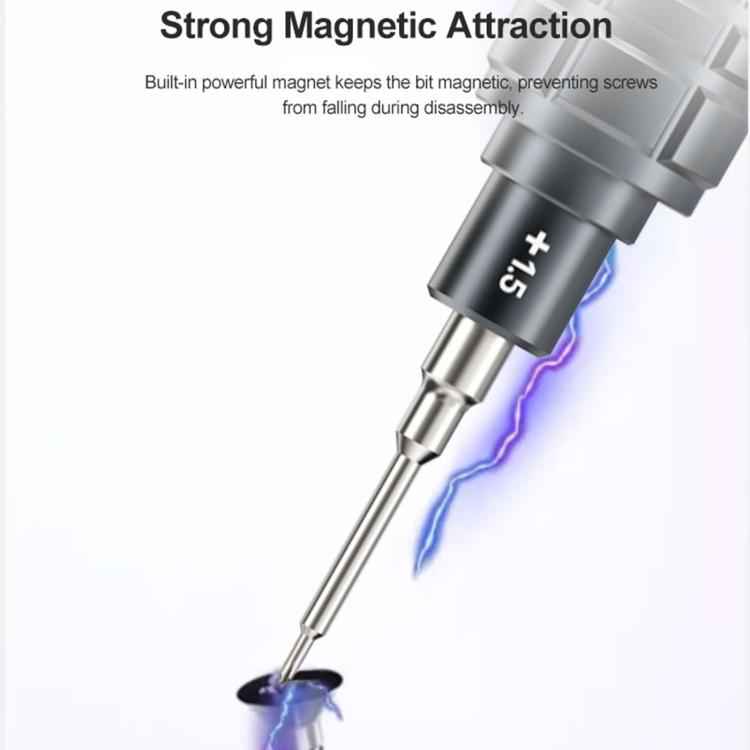 RELIFE RL-730 Steel Cannon King Classic Series Aluminum Alloy Screwdriver Set, Star 0.8, Phillips 1.5, Phillips 2.5, Y 0.6, Torx T1