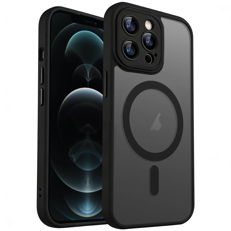 XDcase Skin Feel Magnetic Frosted Phone Case with Lens Film, For iPhone 13, For iPhone 12 Pro Max