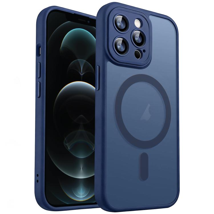 XDcase Skin Feel Magnetic Frosted Phone Case with Lens Film, For iPhone 13, For iPhone 12 Pro Max
