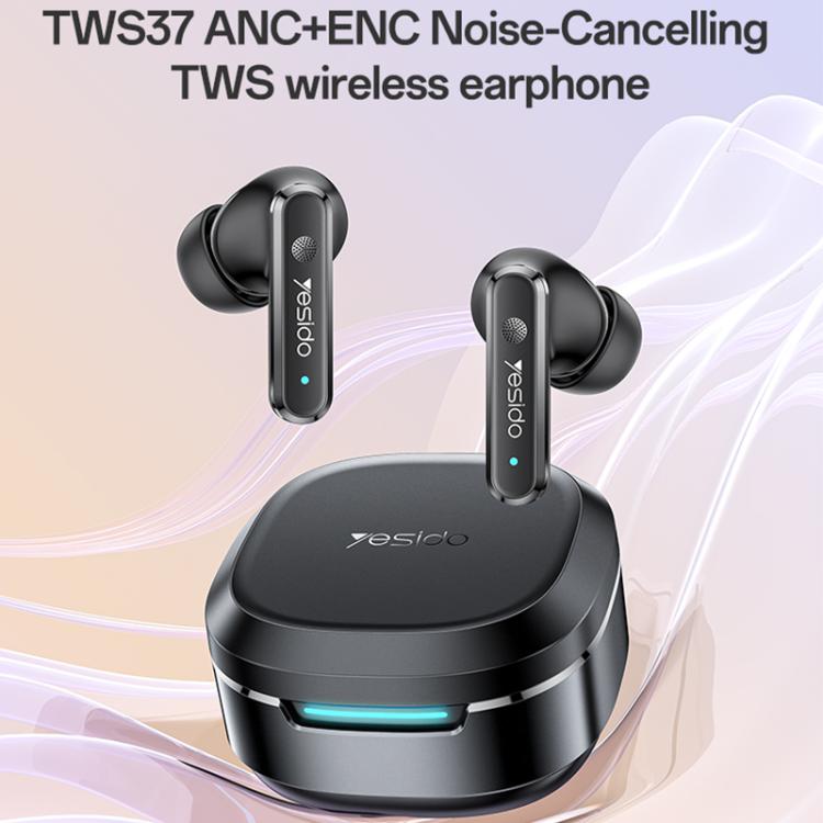 Yesido TWS37 TWS ANC ENC Noise Reduction Wireless Bluetooth Earphone, TWS37