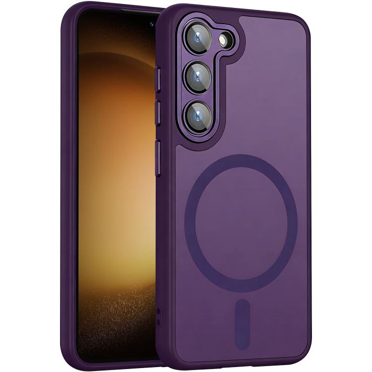 XDcase Skin Feel Magnetic Frosted Phone Case with Lens Film, For Samsung Galaxy S25 Edge 5G, For Samsung Galaxy S25 / S24 5G, For Samsung Galaxy S25+ / S24+ 5G, For Samsung Galaxy S25 Ultra 5G, For Samsung Galaxy S24 FE 5G, For Samsung Galaxy S24 Ultra...